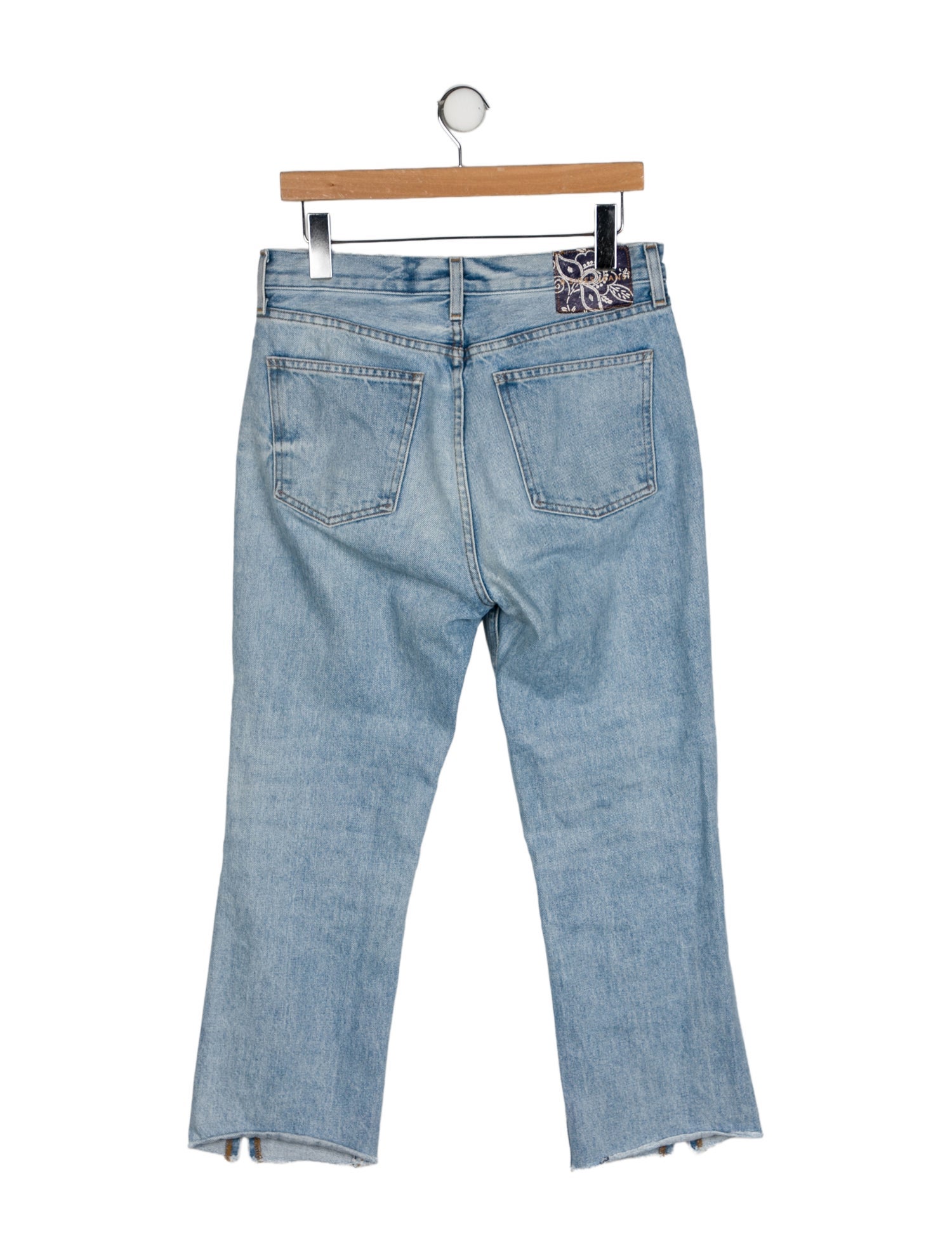 B Sides High-Rise Straight Leg Jeans