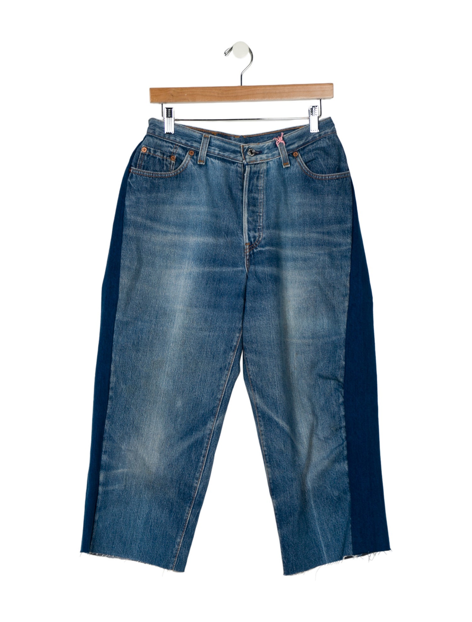 B Sides High-Rise Wide Leg Jeans