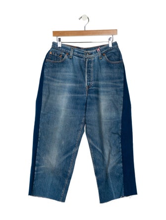 B Sides High-Rise Wide Leg Jeans