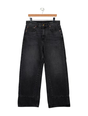 B Sides High-Rise Wide Leg Jeans