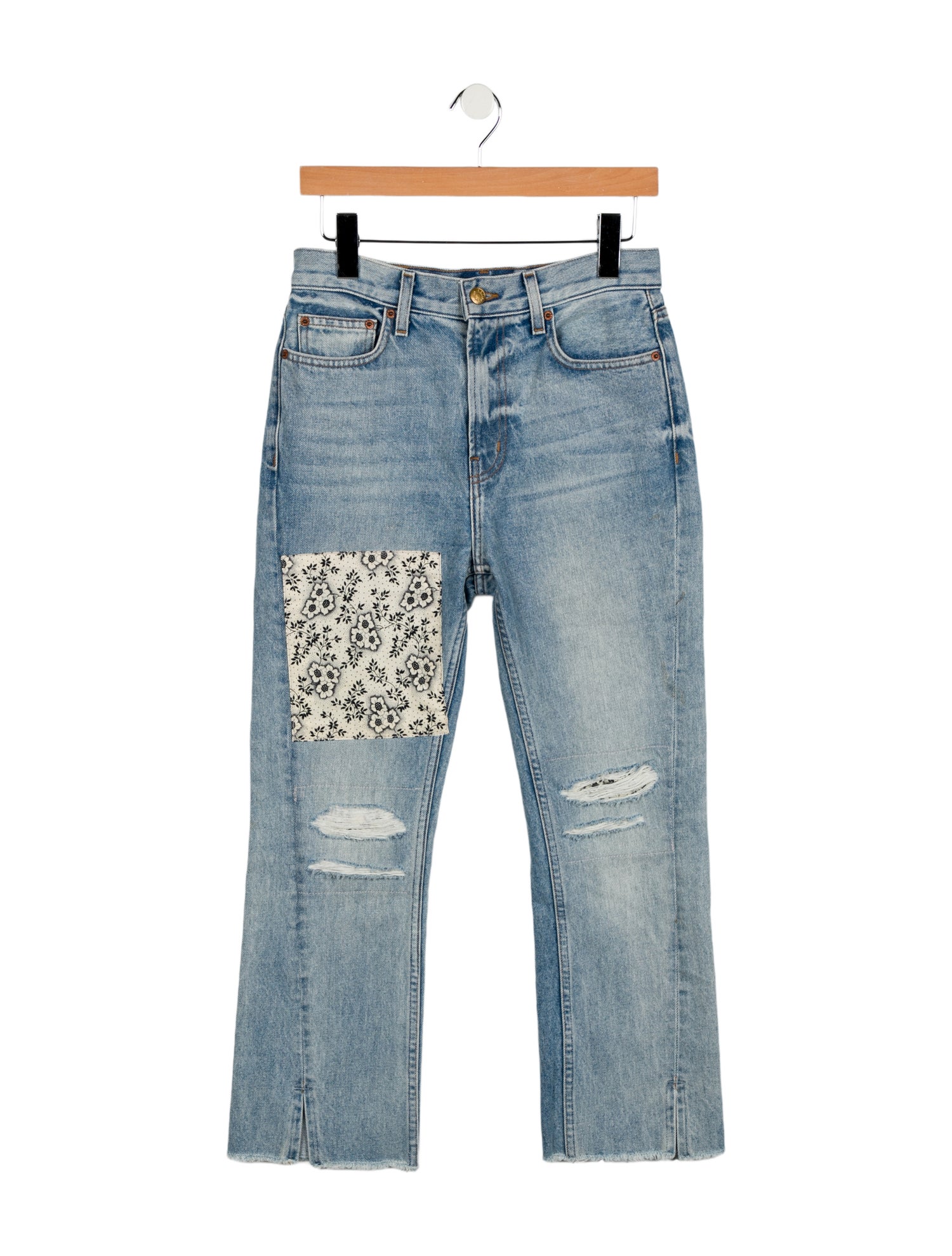 B Sides High-Rise Wide Leg Jeans