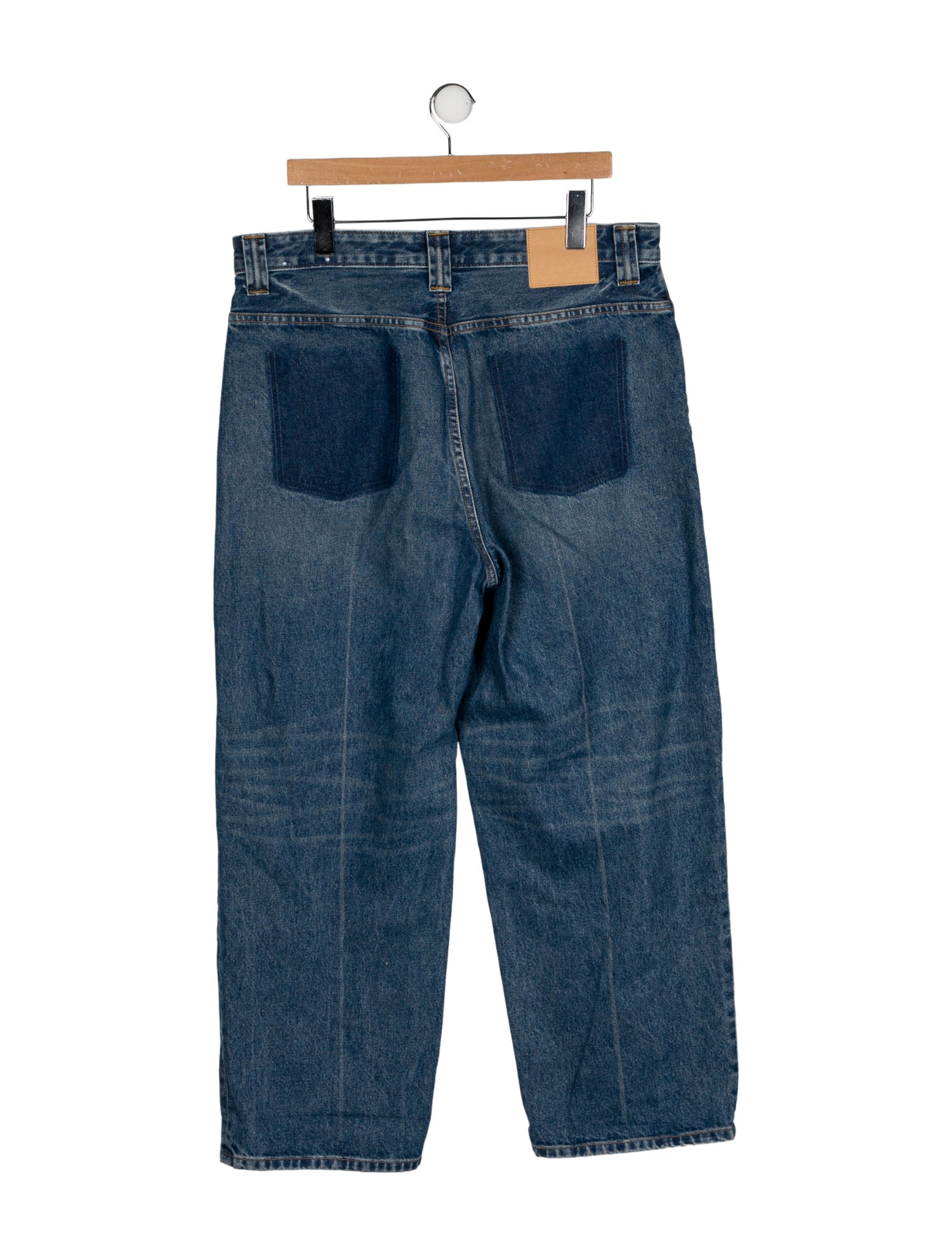 B Sides High-Rise Wide Leg Jeans