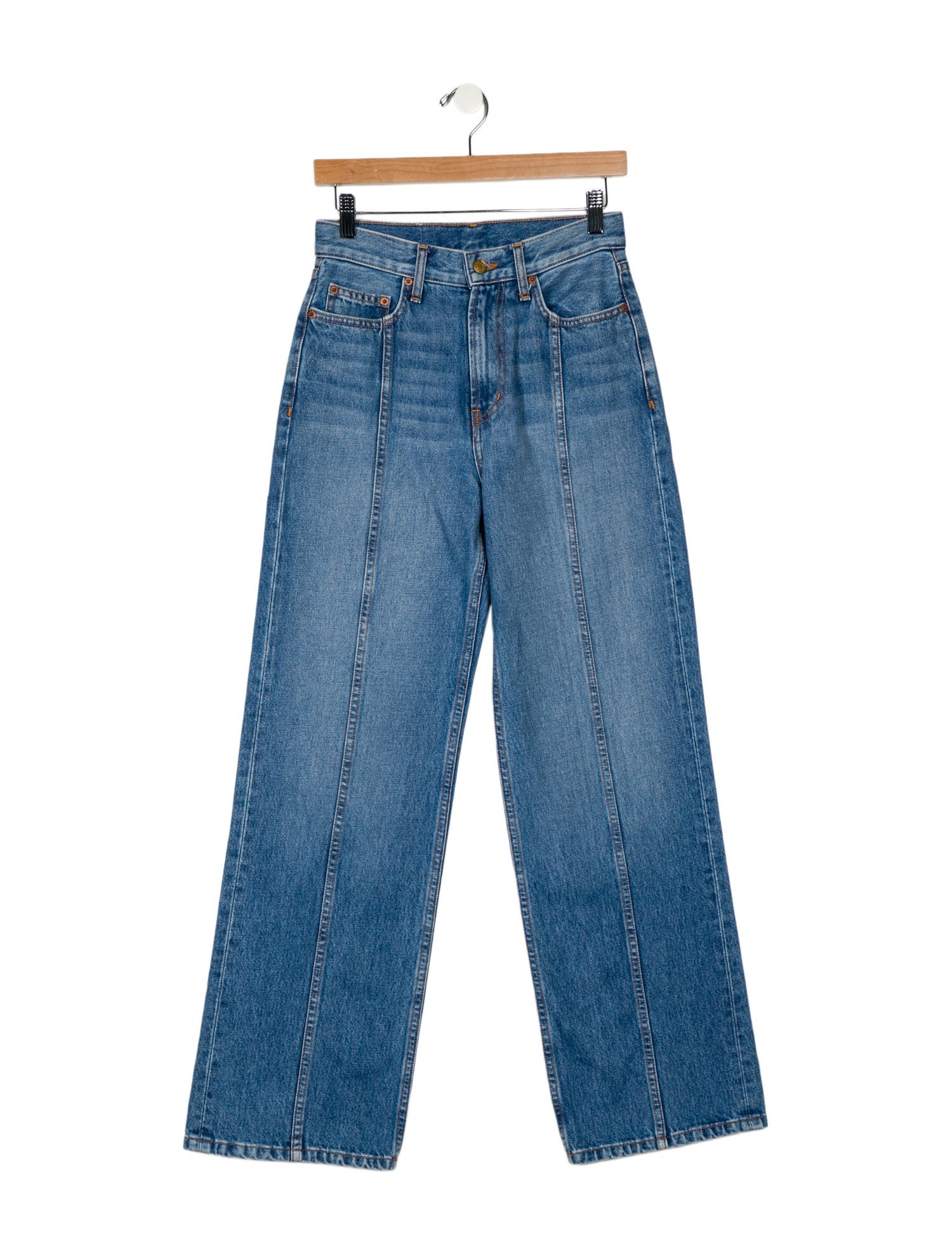 B Sides High-Rise Wide Leg Jeans