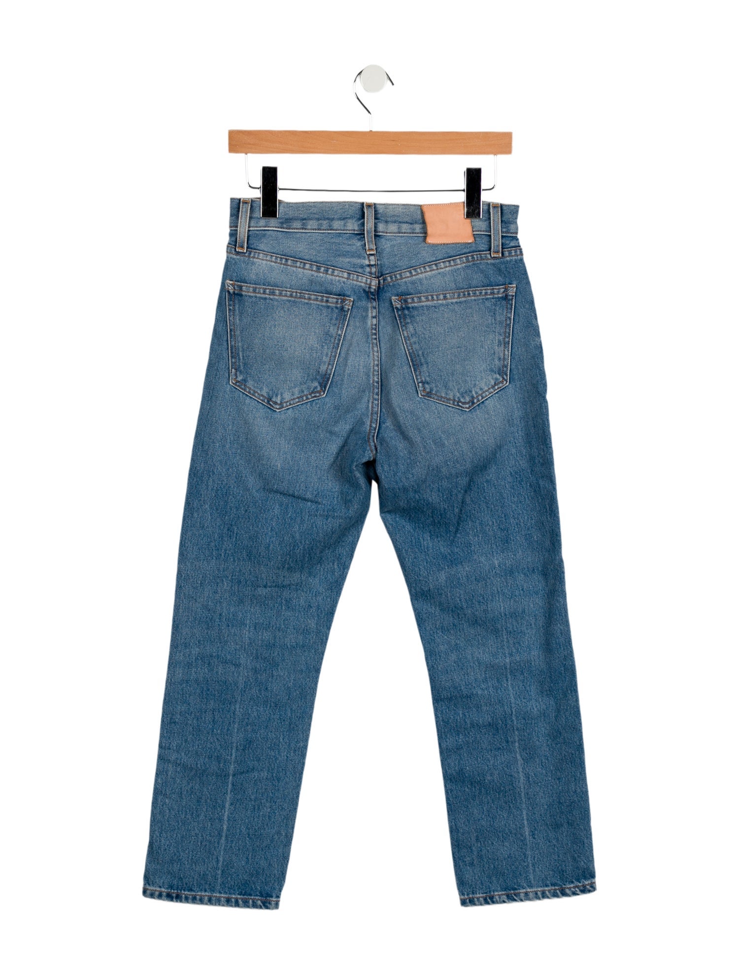 B Sides Mid-Rise Straight Leg Jeans