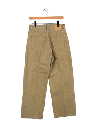 B Sides High-Rise Wide Leg Jeans