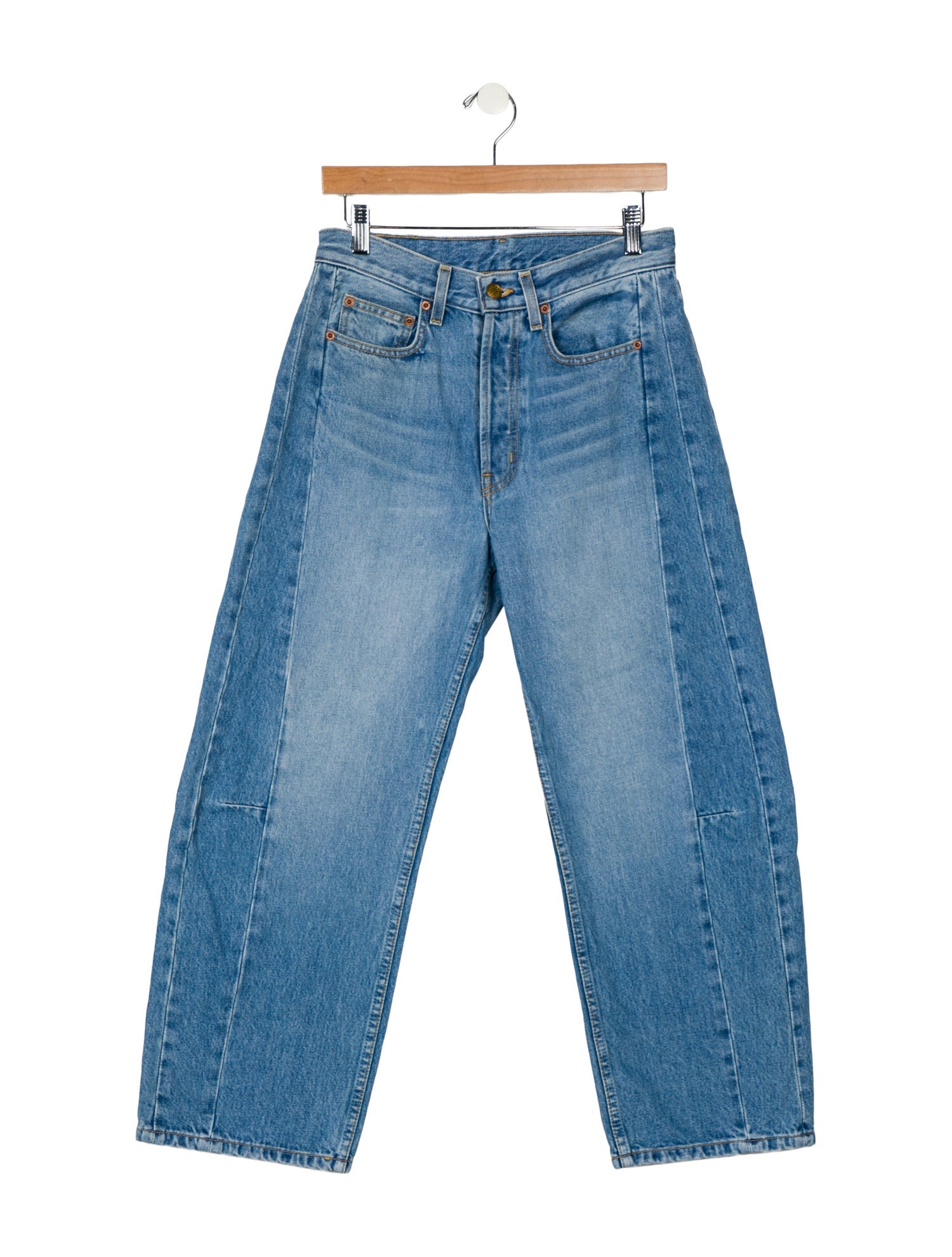 B Sides High-Rise Straight Leg Jeans