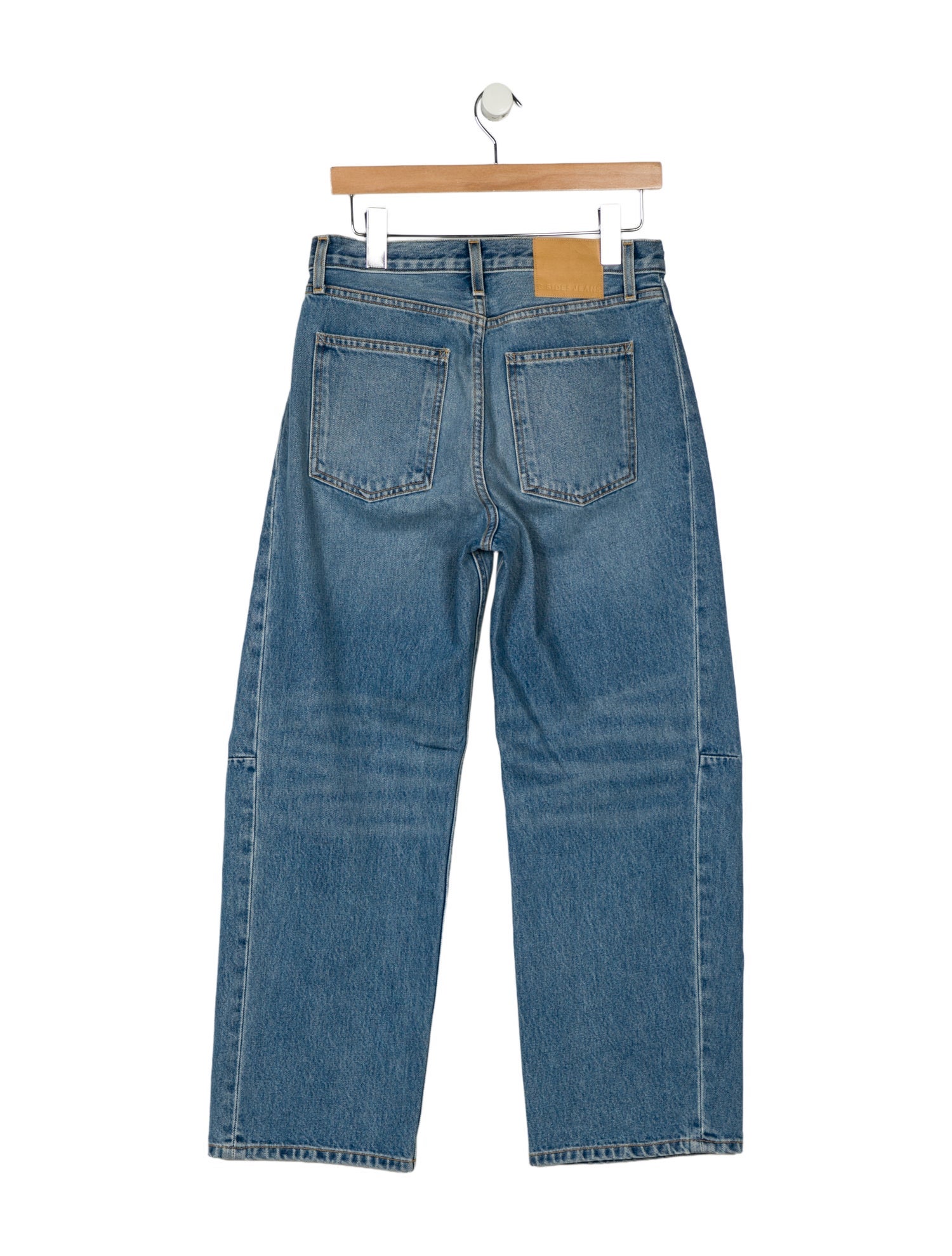 B Sides High-Rise Wide Leg Jeans