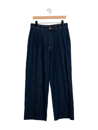B Sides High-Rise Wide Leg Jeans