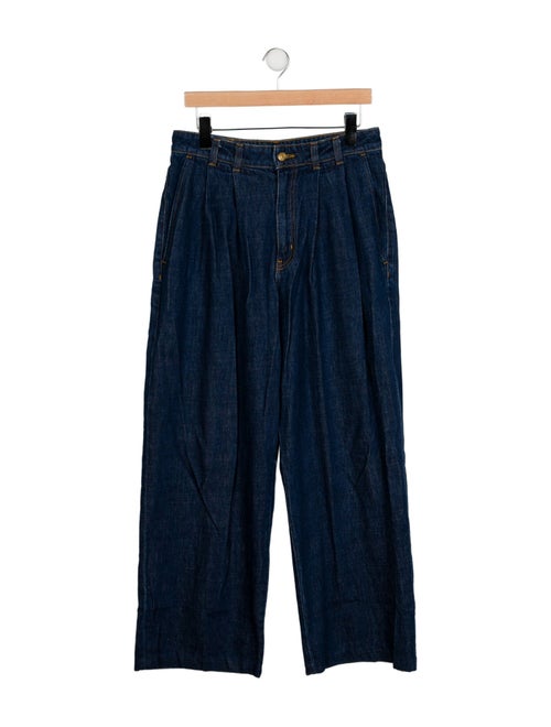 B Sides High-Rise Wide Leg Jeans