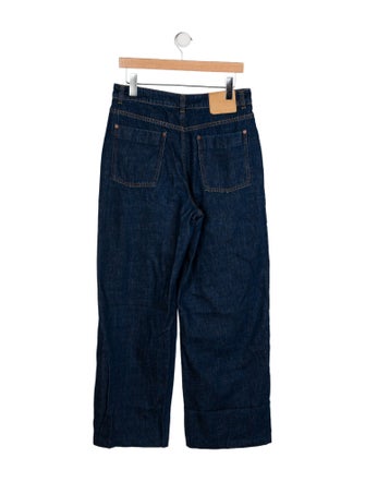 B Sides High-Rise Wide Leg Jeans