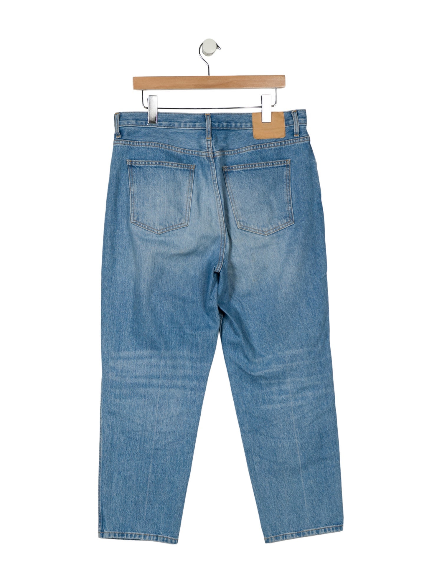B Sides High-Rise Straight Leg Jeans