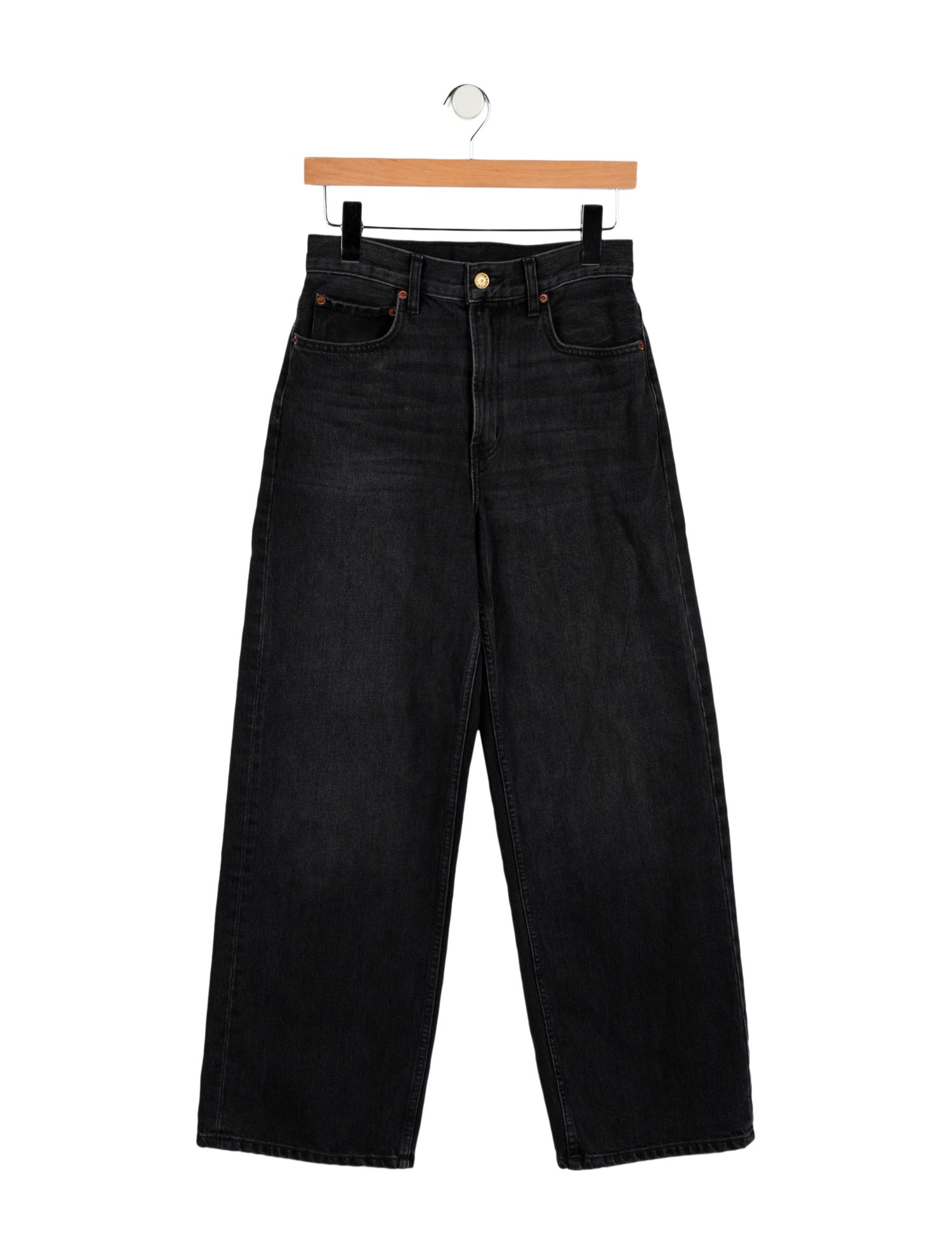 B Sides High-Rise Wide Leg Jeans