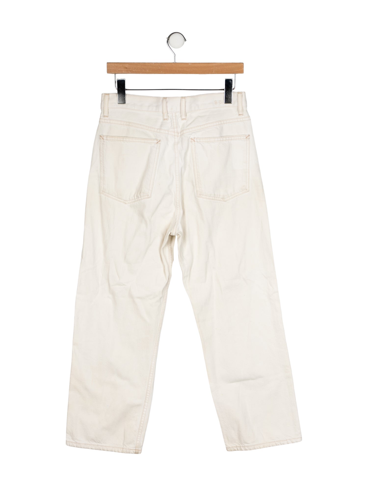 B Sides High-Rise Straight Leg Jeans