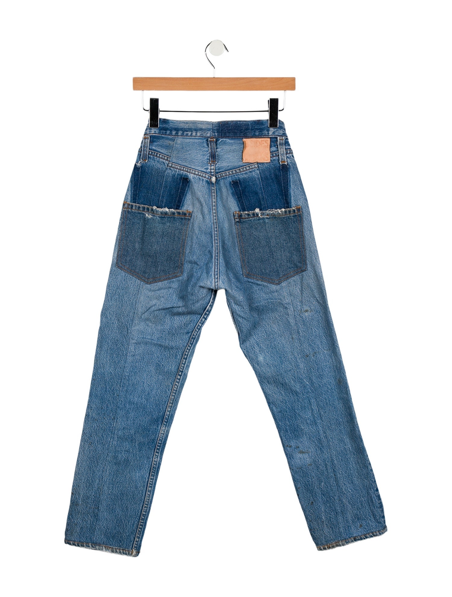 B Sides High-Rise Straight Leg Jeans