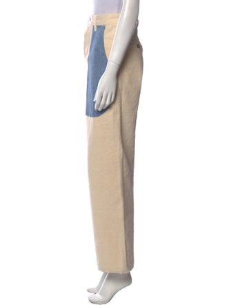 B Sides Colorblock Pattern Wide Leg Pants