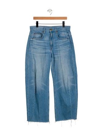 B Sides High-Rise Wide Leg Jeans