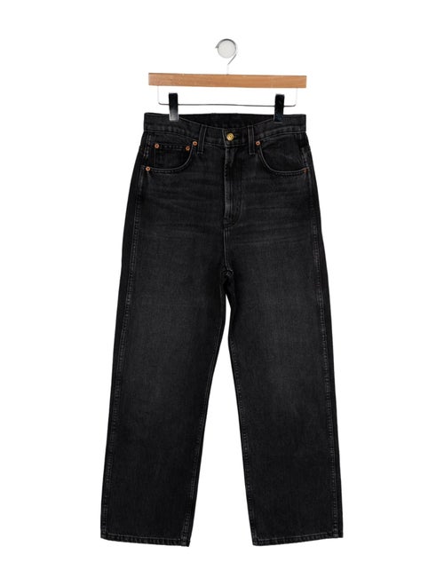 B Sides High-Rise Wide Leg Jeans