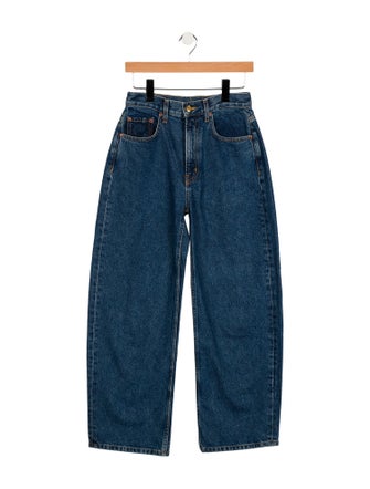B Sides High-Rise Wide Leg Jeans