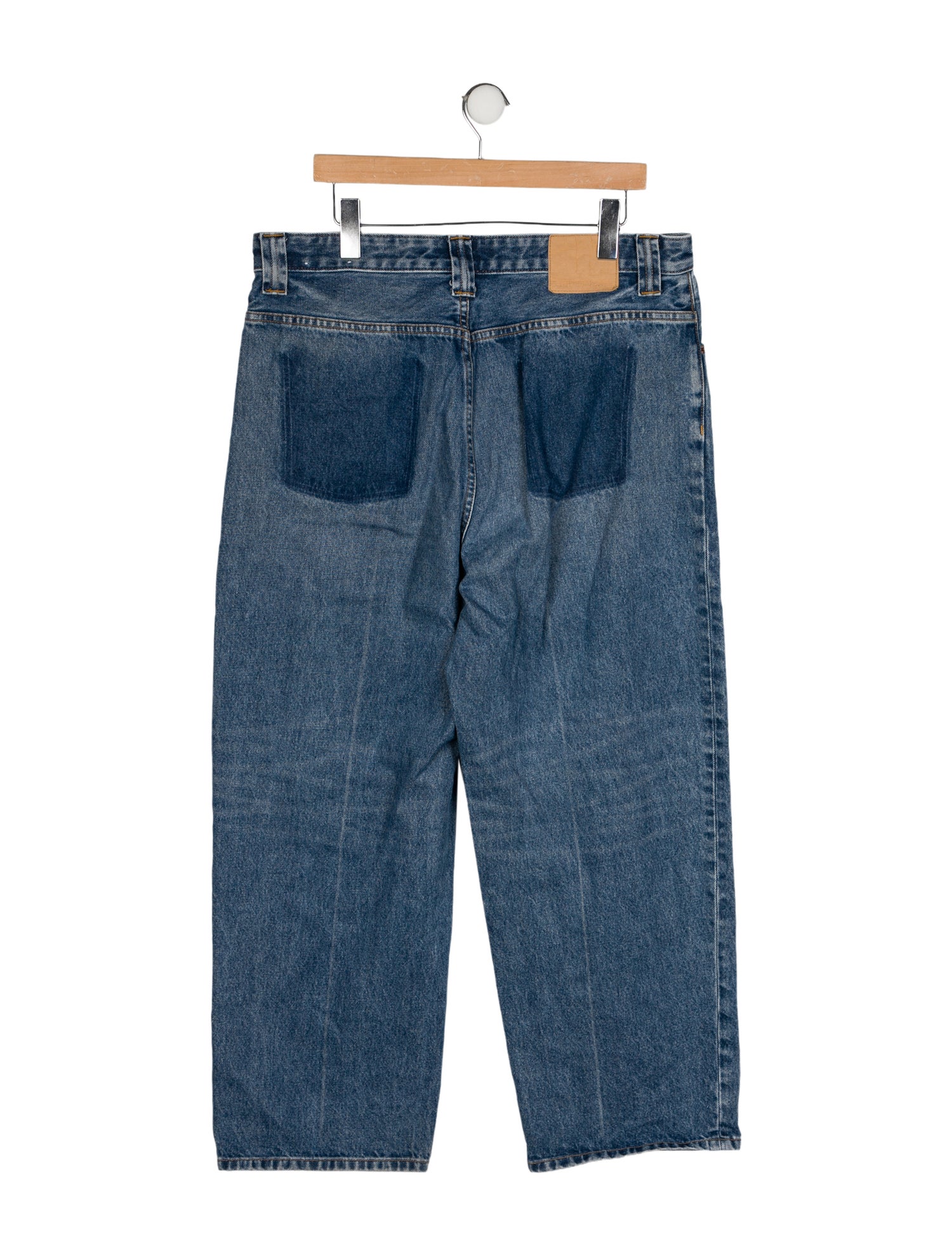 B Sides High-Rise Wide Leg Jeans