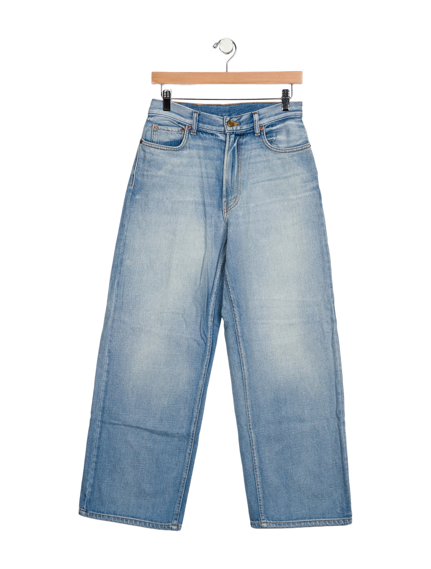 B Sides High-Rise Wide Leg Jeans