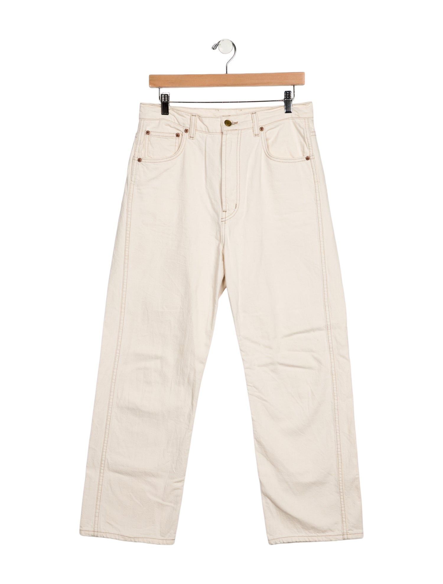 B Sides High-Rise Wide Leg Jeans