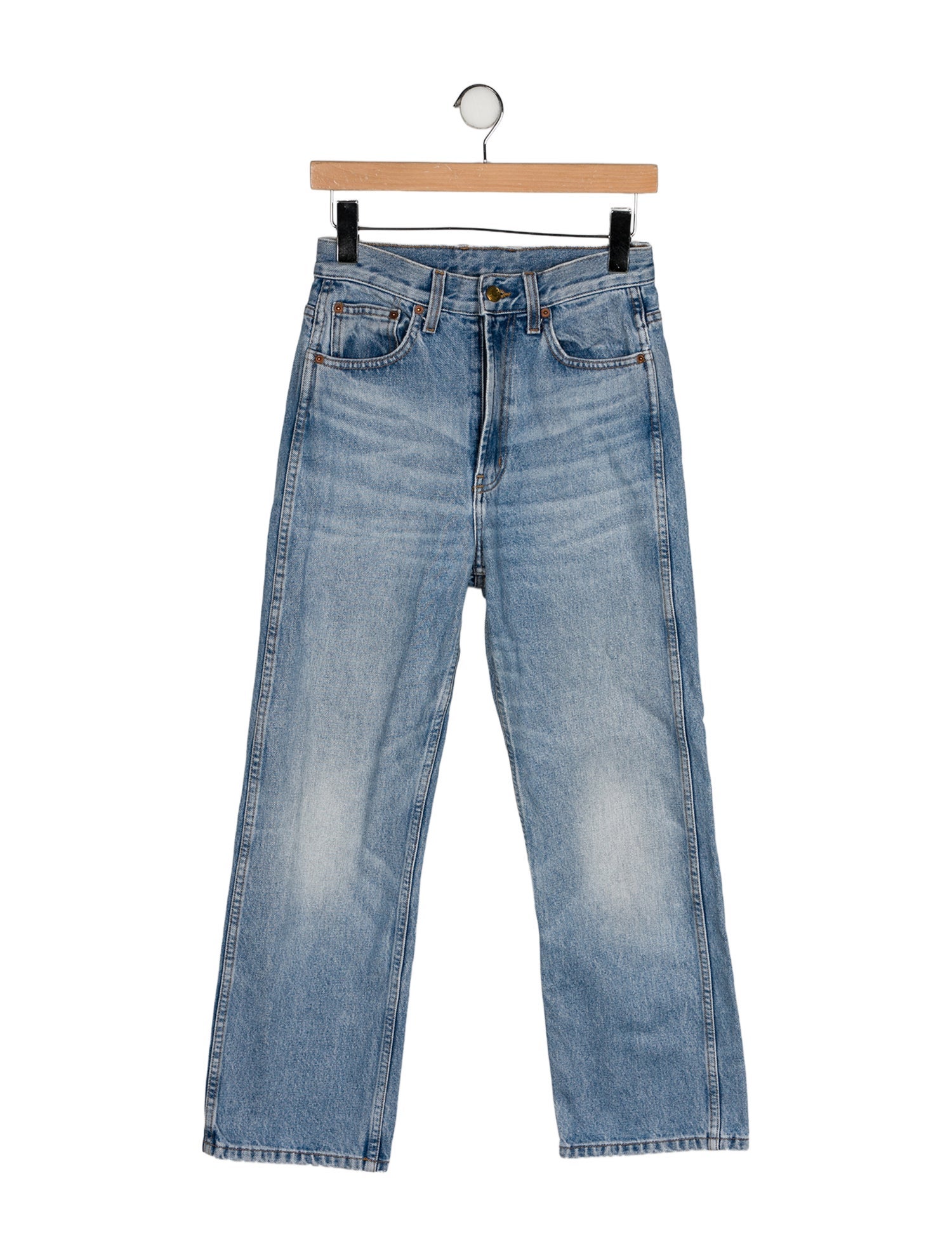 B Sides High-Rise Wide Leg Jeans