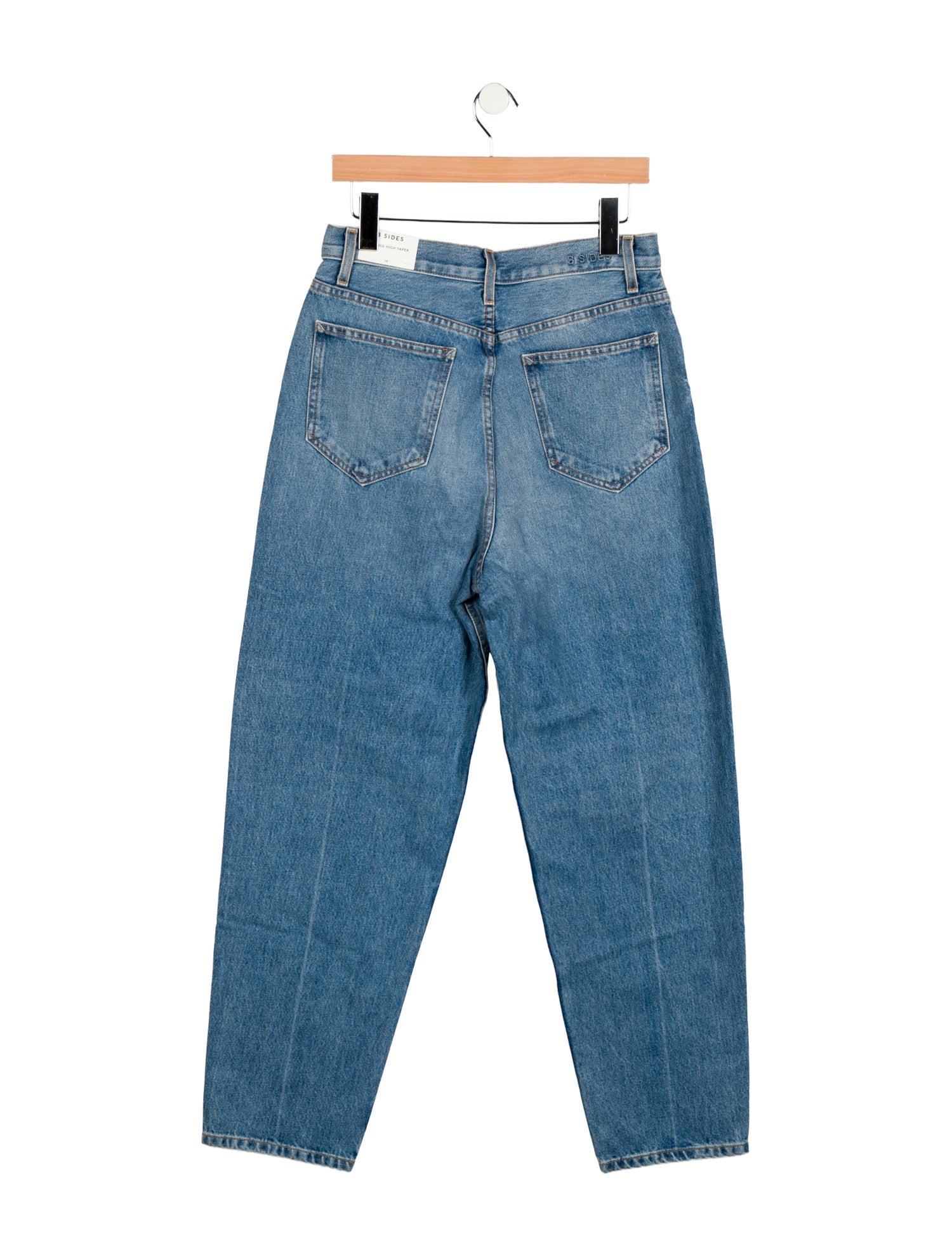 B Sides High-Rise Straight Leg Jeans