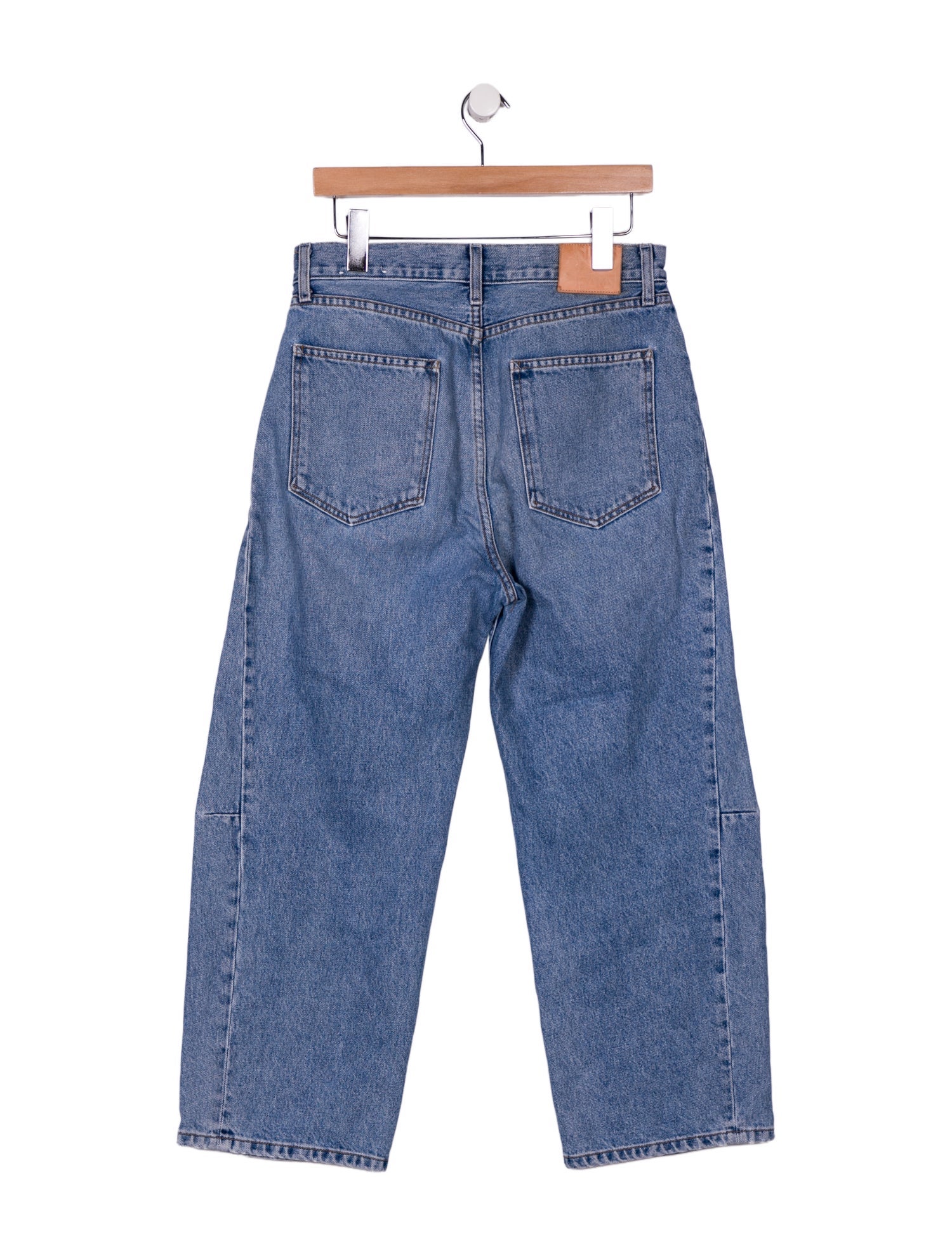 B Sides Low-Rise Wide Leg Jeans