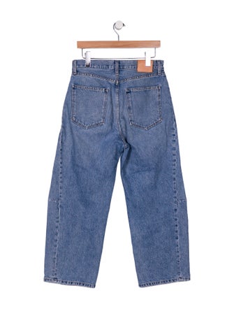B Sides Low-Rise Wide Leg Jeans
