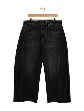 B Sides High-Rise Wide Leg Jeans