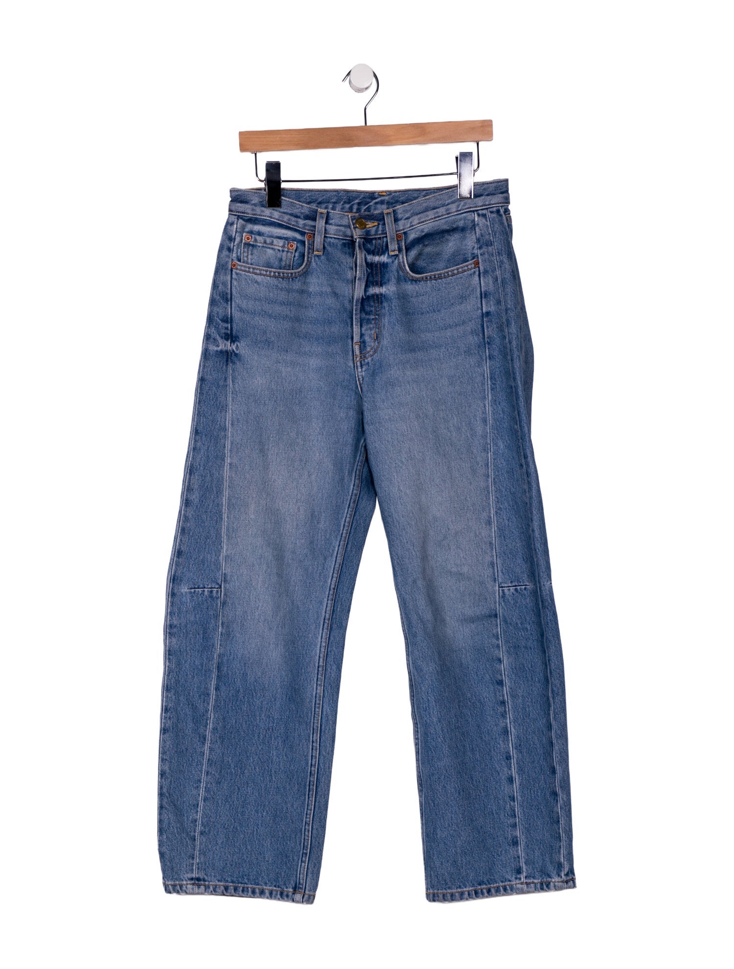 B Sides High-Rise Straight Leg Jeans