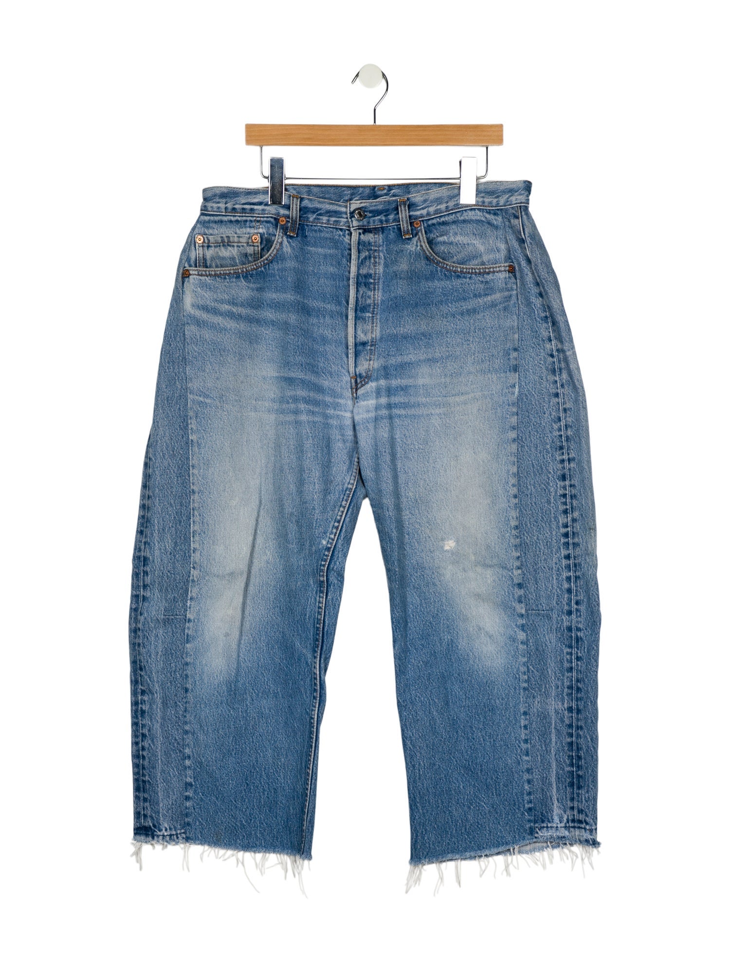 B Sides High-Rise Wide Leg Jeans