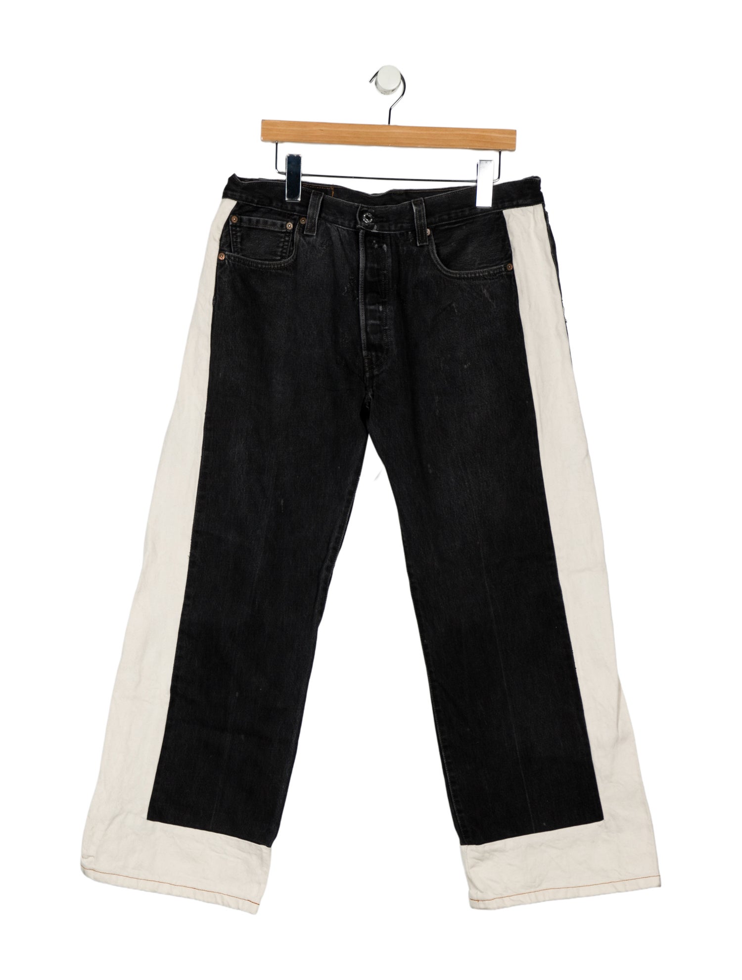 B Sides High-Rise Wide Leg Jeans
