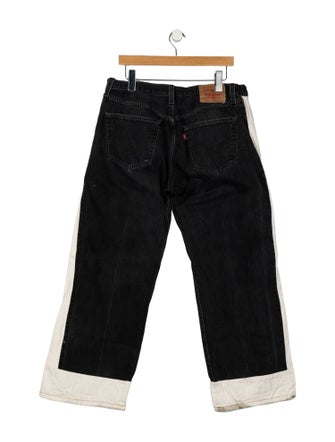 B Sides High-Rise Wide Leg Jeans