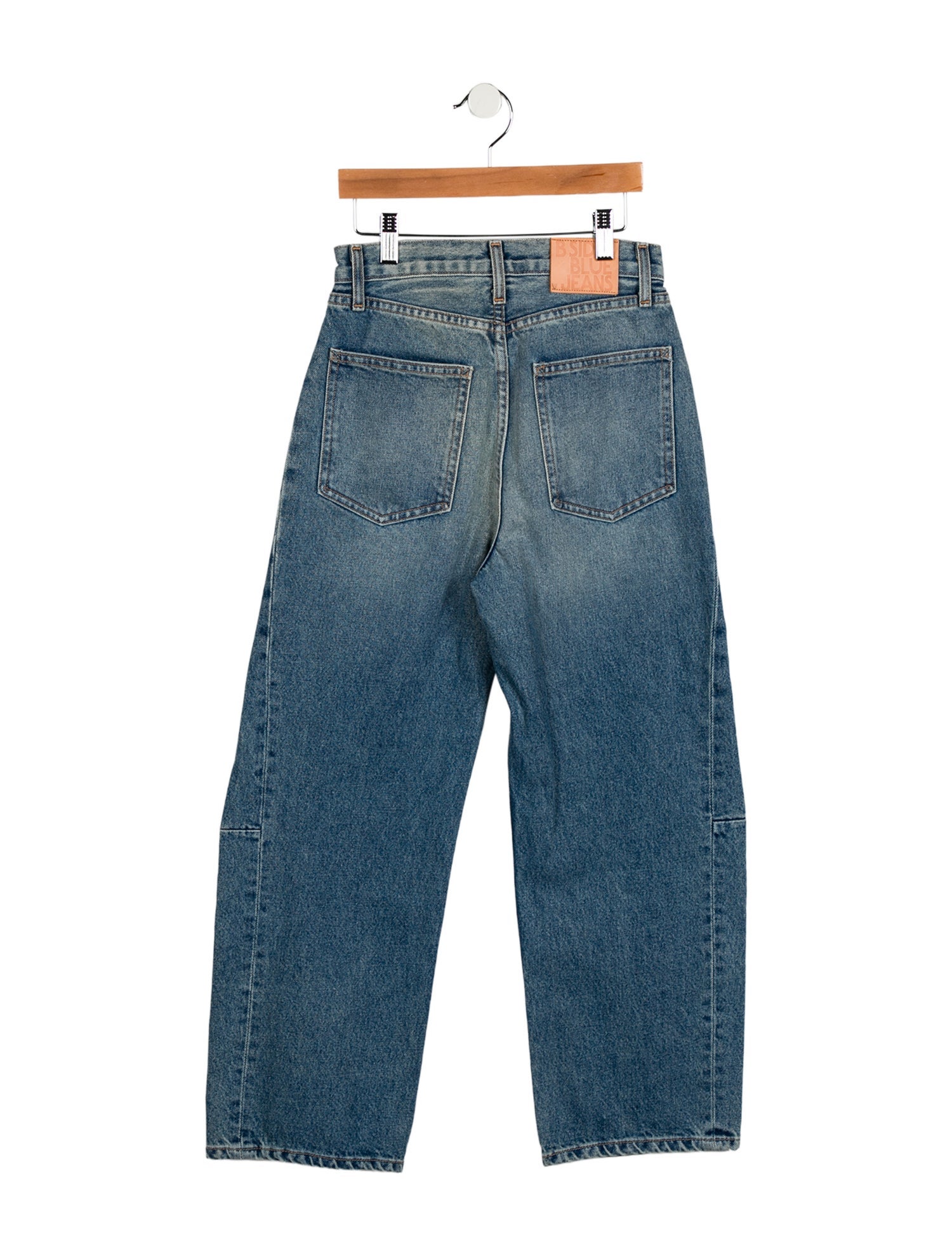 B Sides High-Rise Wide Leg Jeans