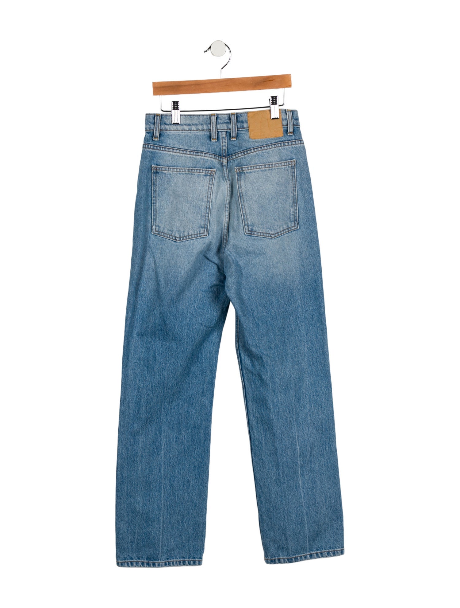 B Sides High-Rise Straight Leg Jeans