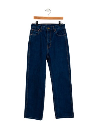 B Sides High-Rise Straight Leg Jeans