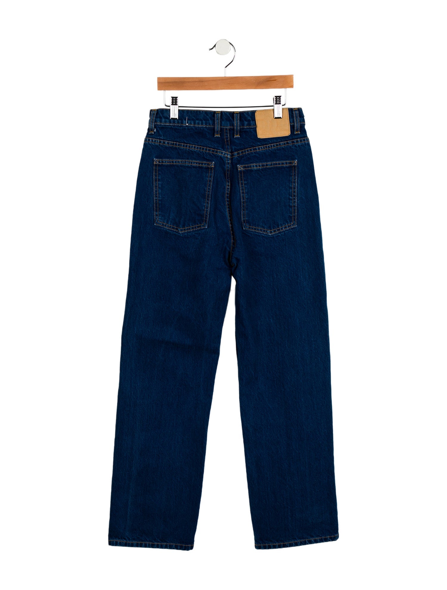 B Sides High-Rise Straight Leg Jeans