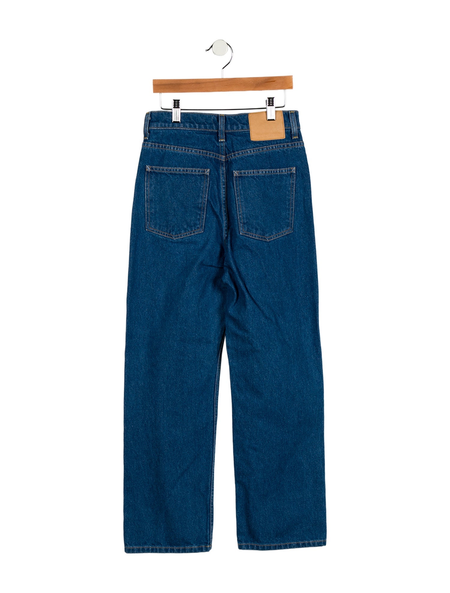 B Sides High-Rise Straight Leg Jeans