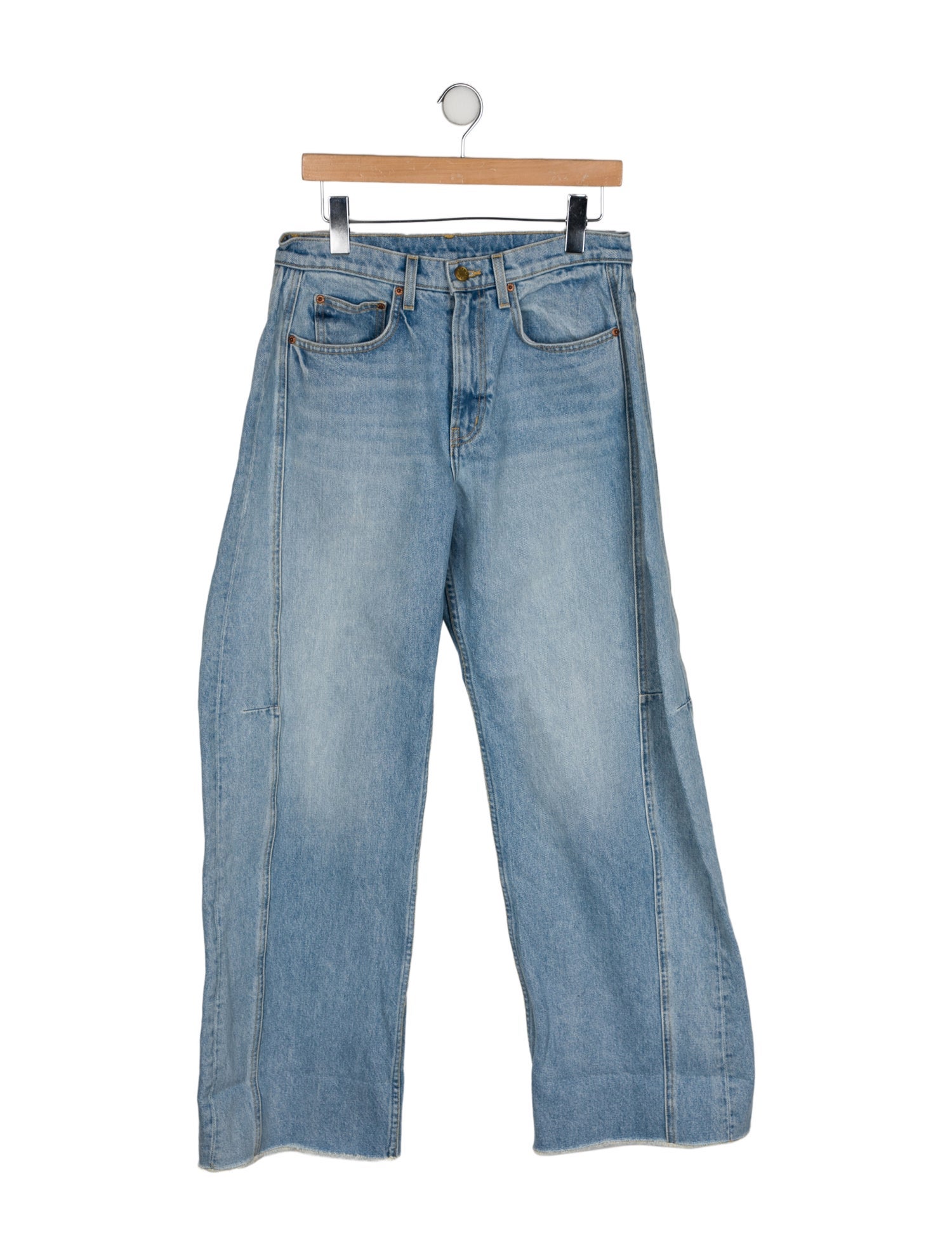 B Sides High-Rise Wide Leg Jeans