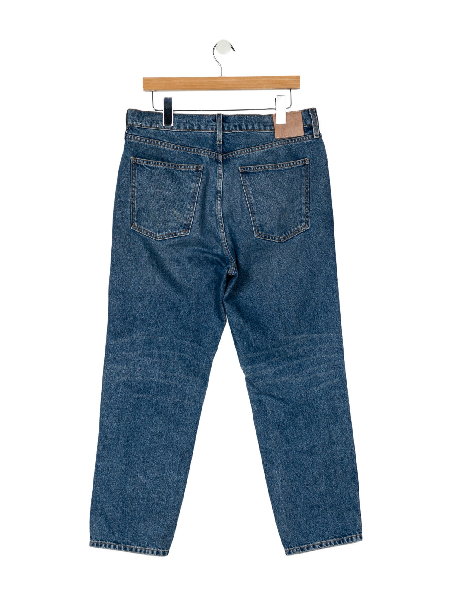B Sides High-Rise Straight Leg Jeans