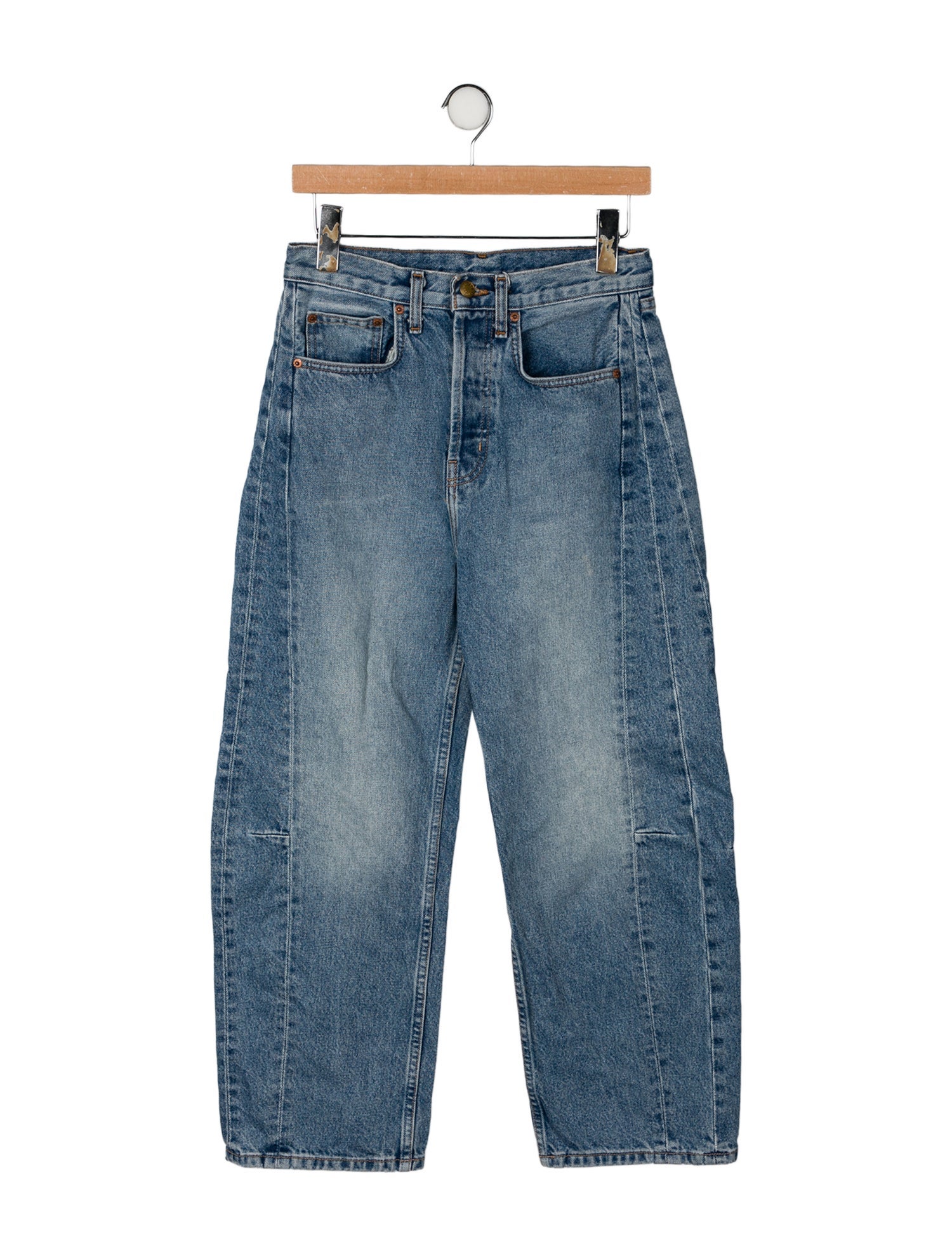 B Sides High-Rise Wide Leg Jeans