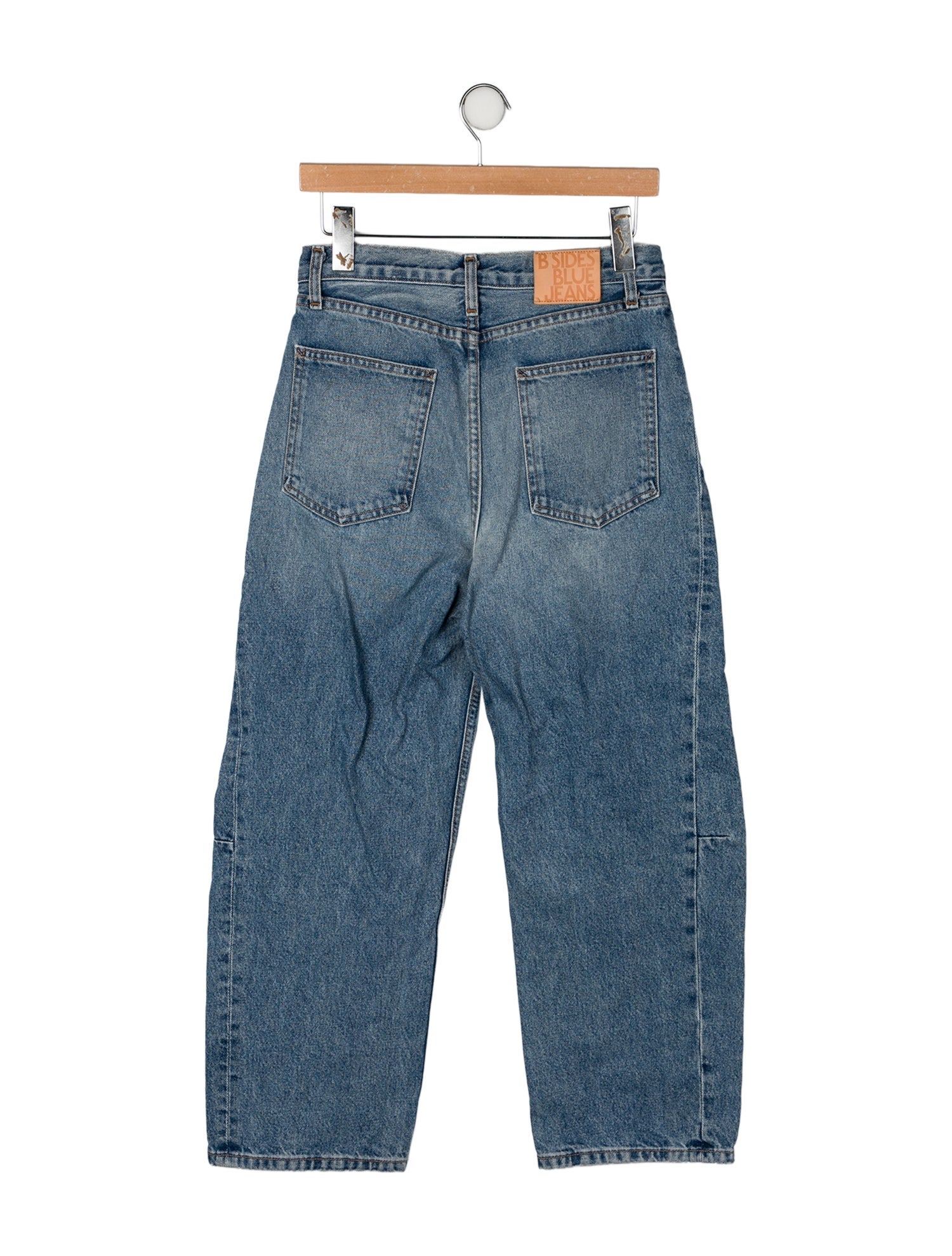 B Sides High-Rise Wide Leg Jeans
