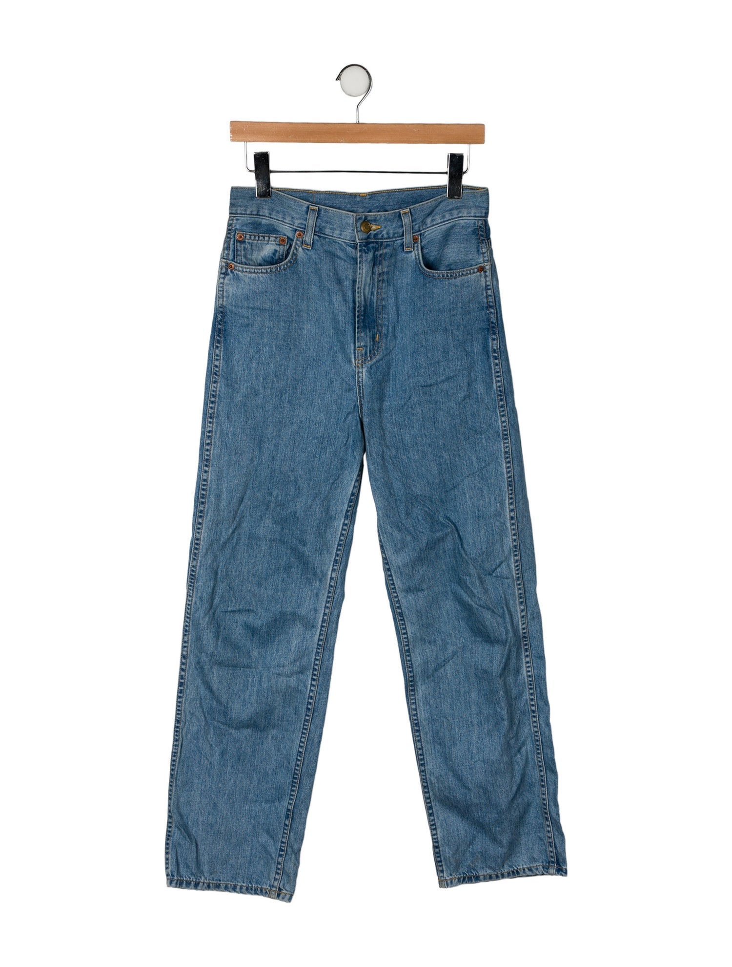 B Sides High-Rise Wide Leg Jeans