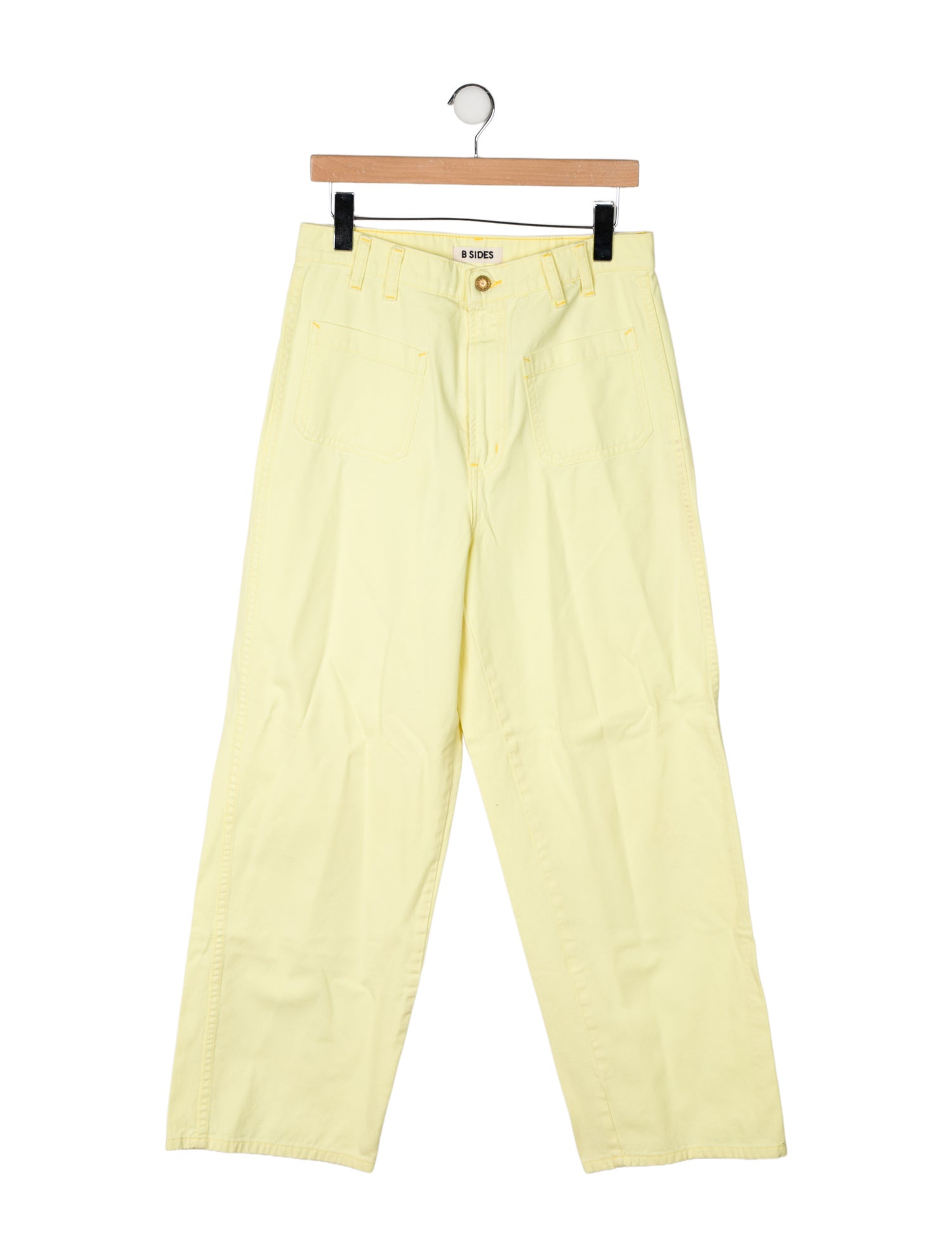 B Sides High-Rise Wide Leg Jeans