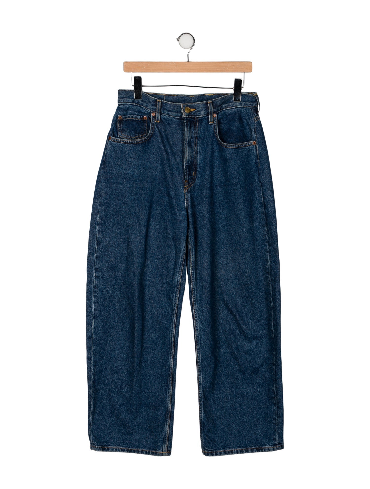 B Sides High-Rise Wide Leg Jeans
