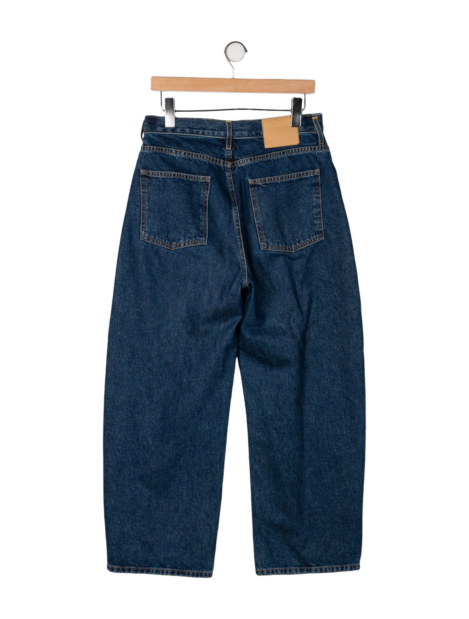 B Sides High-Rise Wide Leg Jeans