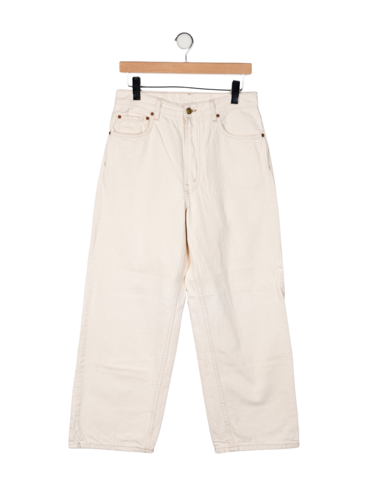 B Sides High-Rise Wide Leg Jeans