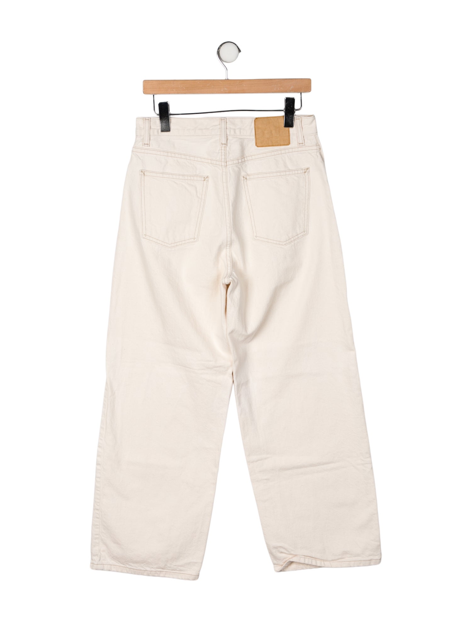 B Sides High-Rise Wide Leg Jeans