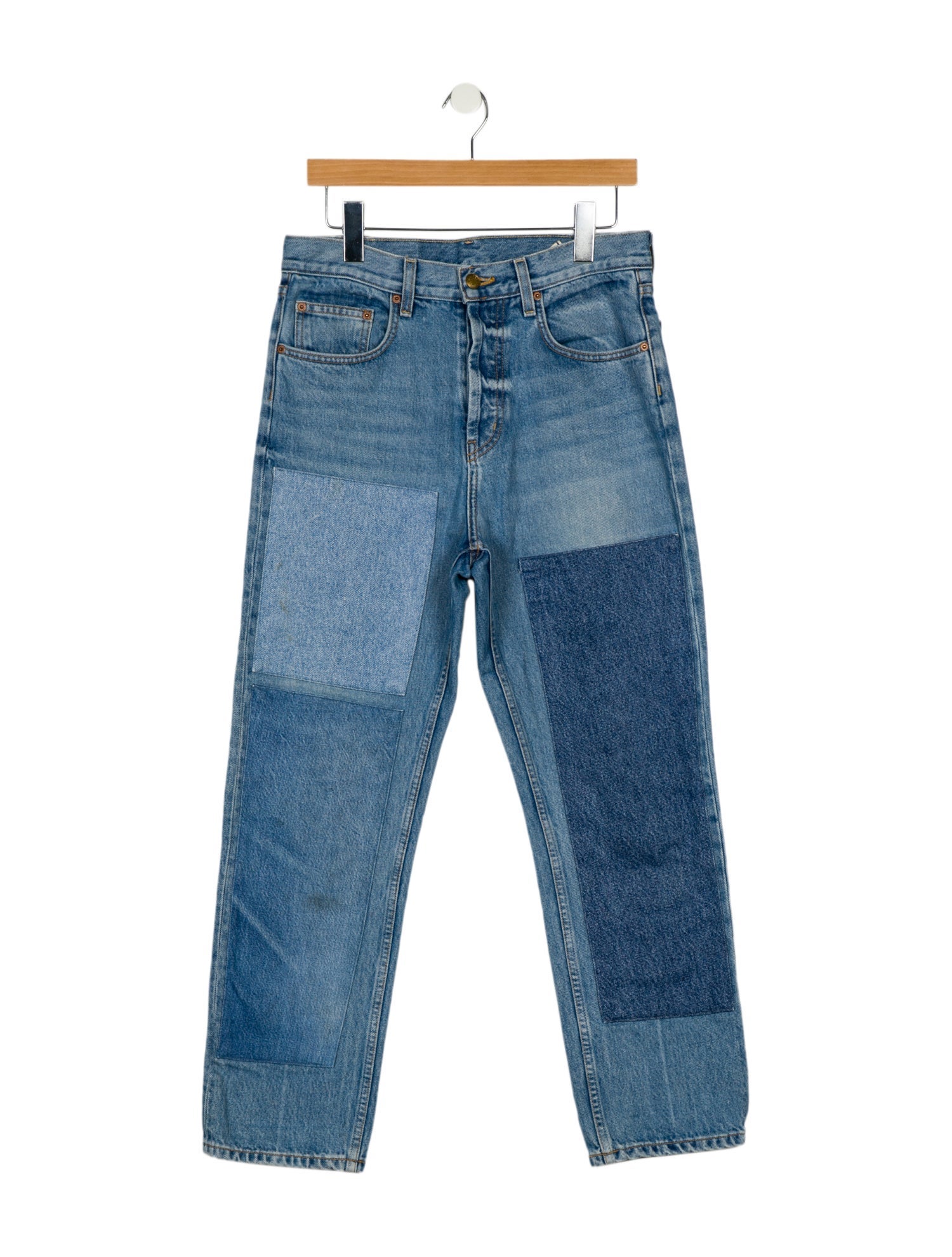 B Sides High-Rise Straight Leg Jeans